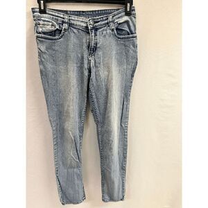 Guess Jeans Enjoy! Los Angeles Womens Flame Resistant Jeans Light Wash